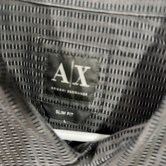 A|X ARMANI EXCHANGE Men's Button Down Size L - Picture 7 of 10
